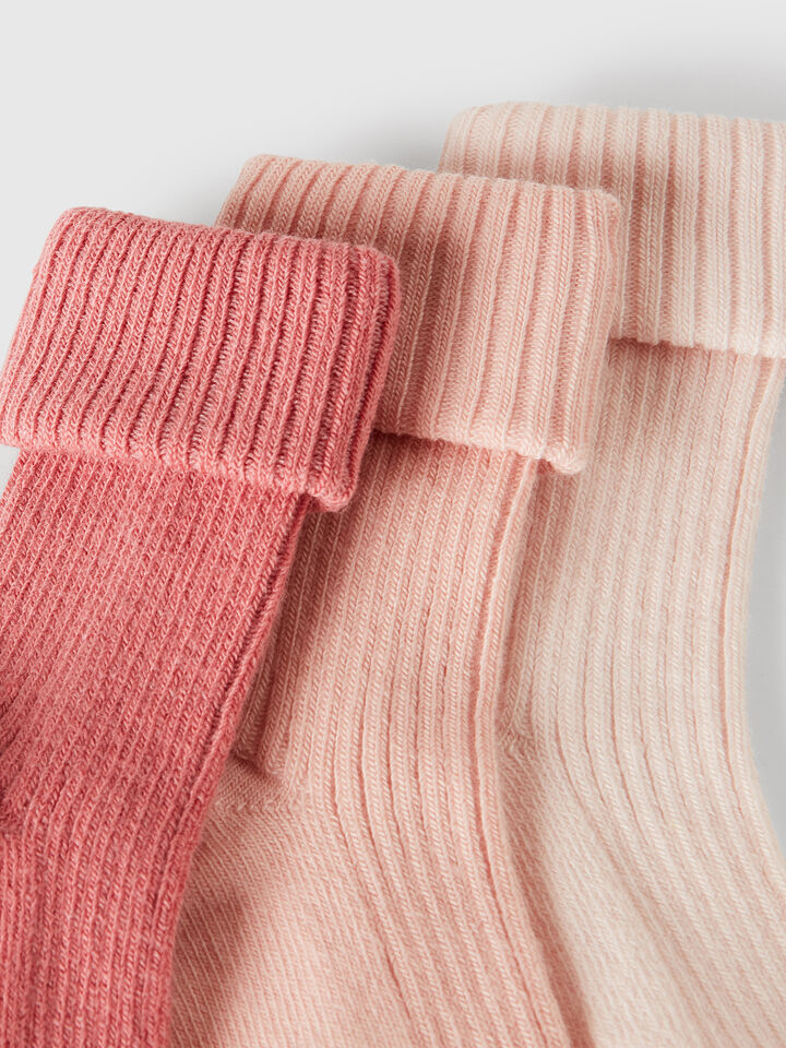 KNITTED SOCKS 3 PAIR New Born (0-18 months) image number 2